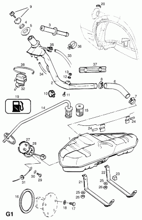 ВЕНТИЛЯЦИОННОЕ ОТВЕРСТИЕ ТОПЛИВНОГО БАКА