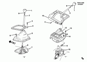 SHIFT CONTROLS/MANUAL TRANSMISSION