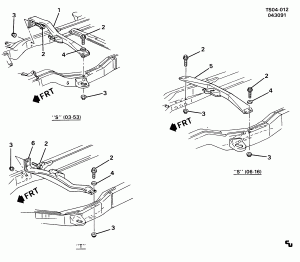 FRAME/TRANSMISSION SUPPORTS