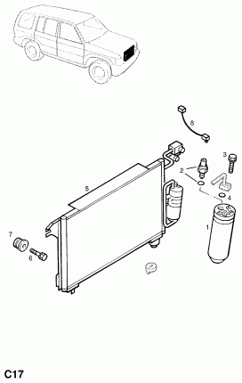 СУШИЛКА, КОНДЕНСАТОР, ИСПАРИТЕЛЬ И ТРУБКИ