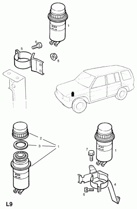БАК РУЛЕВОГО ПРИВОДА С УСИЛИТЕЛЕМ