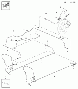 ТРУБОПРОВОДЫ И ШЛАНГИ ТОРМОЗНОЙ СИСТЕМЫ