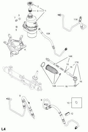 POWER STEERING HOSES AND PIPES