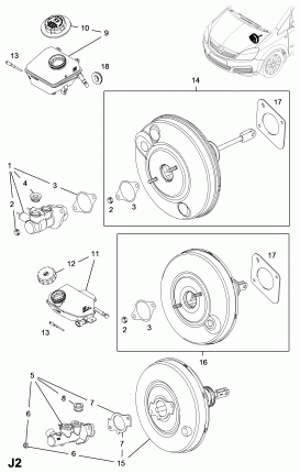 БАЧОК ТОРМОЗНОЙ ЖИДКОСТИ