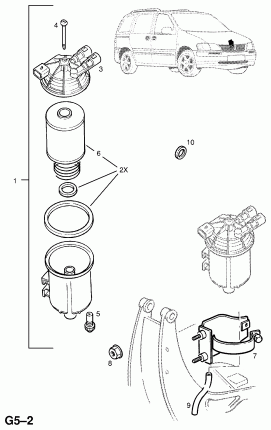 ОДИНАРНЫЙ ТОПЛИВНЫЙ ФИЛЬТР ГРУБОЙ ОЧИСТКИ
