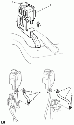 БАК РУЛЕВОГО ПРИВОДА С УСИЛИТЕЛЕМ
