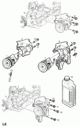 НАСОС РУЛЕВОГО ПРИВОДА С УСИЛИТЕЛЕМ