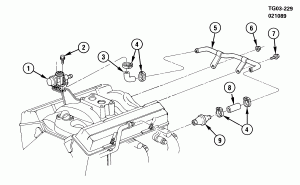 A.I.R. CONTROL VALVE & RELATED PARTS (LB4/4.3Z)