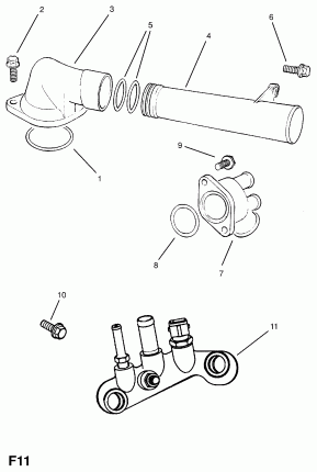 ТЕРМОСТАТ, КОРПУС И ВЫПУСКНОЙ ВОДЯНОЙ КАНАЛ (ПРОДОЛЖ.)