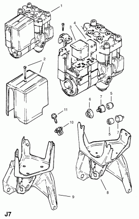 ГИДРАВЛИЧЕСКИЙ БЛОК АБС