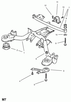 ТРАВЕРСА ЗАДНЕЙ ОСИ