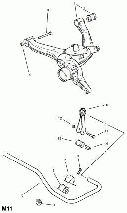 ЗАДНЯЯ ШТАНГА СТАБИЛИЗАТОРА