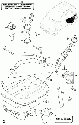 ВЕНТИЛЯЦИОННОЕ ОТВЕРСТИЕ ТОПЛИВНОГО БАКА