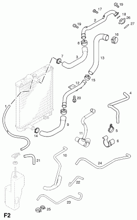 ТЕРМОСТАТ, КОРПУС И ВЫПУСКНОЙ ВОДЯНОЙ КАНАЛ