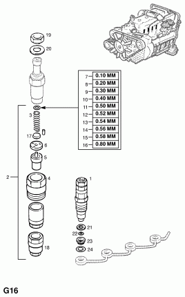 ТОПЛИВНАЯ ФОРСУНКА (ЗАМЕНА)