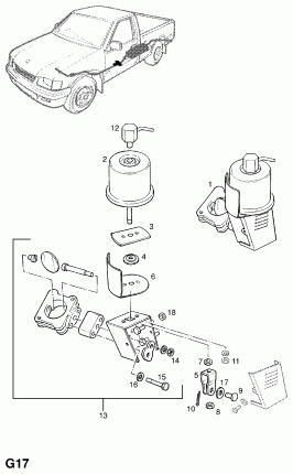 КОРПУС ВЫХЛОПНОГО ДРОССЕЛЯ