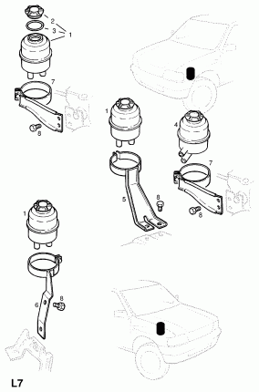 БАК РУЛЕВОГО ПРИВОДА С УСИЛИТЕЛЕМ