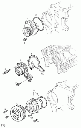 ВОДЯНОЙ НАСОС И ФИТИНГИ