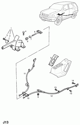 РЫЧАГ И ЧЕХОЛ РУЧНОГО ТОРМОЗА