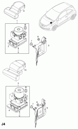 ГИДРАВЛИЧЕСКИЙ БЛОК АБС