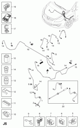 ТРУБОПРОВОДЫ И ШЛАНГИ ТОРМОЗНОЙ СИСТЕМЫ