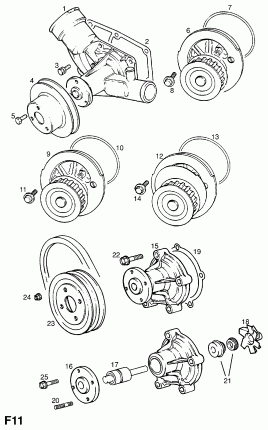 ВОДЯНОЙ НАСОС (ЗАМЕНА)