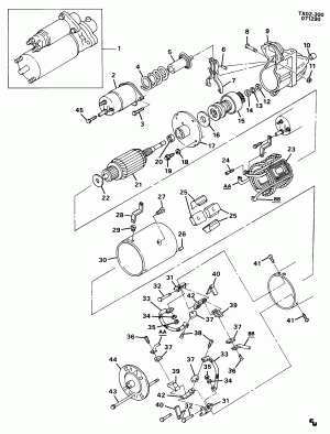 STARTER MOTOR (DIESEL)(DELCO REMY)