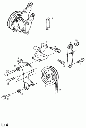 НАСОС РУЛЕВОГО ПРИВОДА С УСИЛИТЕЛЕМ (ПРОДОЛЖ.)