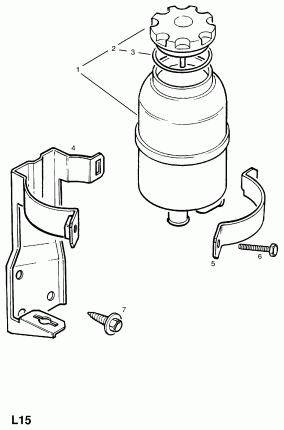 БАК РУЛЕВОГО ПРИВОДА С УСИЛИТЕЛЕМ