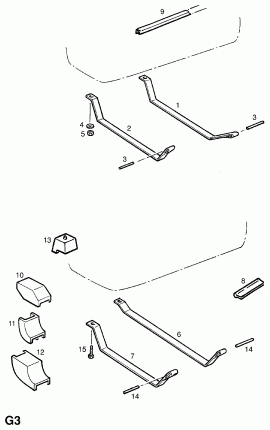 КРЕПЛЕНИЯ ТОПЛИВНОГО БАКА