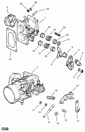 КОРПУС ДРОССЕЛЬНОГО КЛАПАНА
