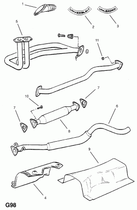 КОМПЛЕКТ КАТАЛИТИЧЕСКОЙ НЕЙТРАЛИЗАЦИИ