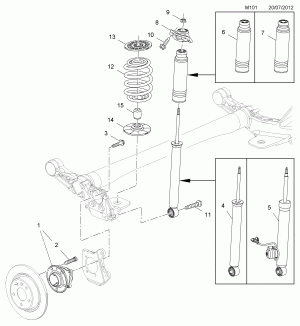 ЗАДНИЕ АМОРТИЗАТОРЫ