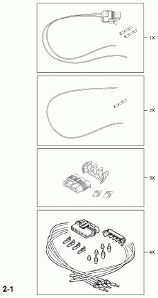 WIRING HARNESS REPAIR KITS (CLICK HERE TO DISPLAY ALL PARTS)