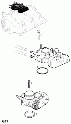 КОРПУС ДРОССЕЛЬНОГО КЛАПАНА