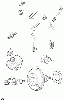 БАЧОК ТОРМОЗНОЙ ЖИДКОСТИ