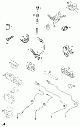 ТРУБОПРОВОДЫ И ШЛАНГИ ТОРМОЗНОЙ СИСТЕМЫ