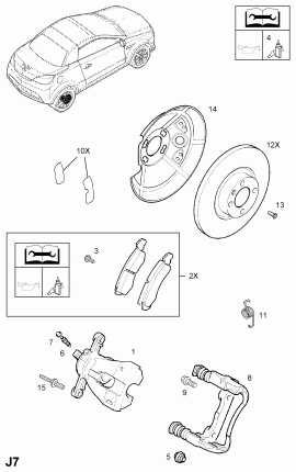 ЗАДНИЙ ТОРМОЗНОЙ ДИСК И ЩИТОК