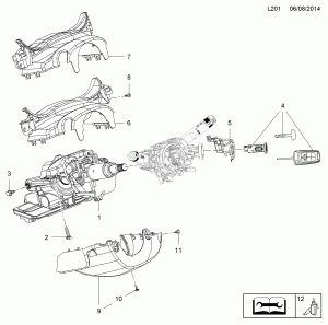 КРЫШКА РУЛЕВОЙ КОЛОНКИ