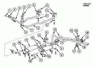EXHAUST SYSTEM-V8 (LH6/6.2C,LL4/6.2J) DIESEL