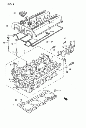 CYLINDER HEAD (DOHC)
