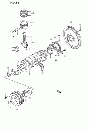 CRANKSHAFT (DOHC)