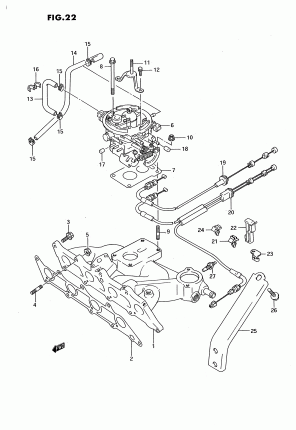 INTAKE MANIFOLD AND THROTTLE BODY (OHC:FUEL INJECTION)