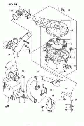 AIR CLEANER (OHC:CARBURETOR)