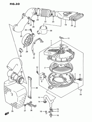 AIR CLEANER (TYPE 2:OHC:FUEL INJECTION)