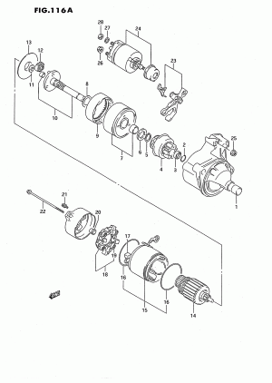 STARTING MOTOR (E02, E17:GS SPECIAL)