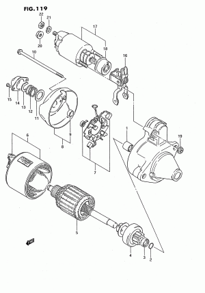 STARTING MOTOR (OHC:E12:ND)