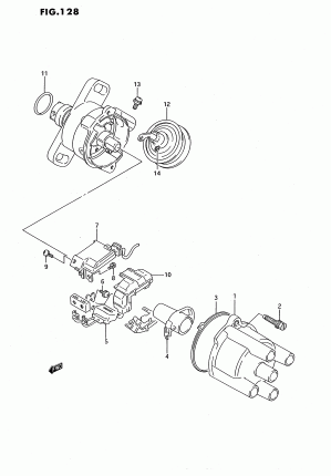DISTRIBUTOR (OHC:W/FUEL INJECTION:TYPE 1)