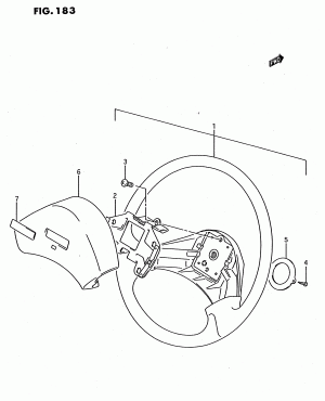 STEERING WHEEL (TYPE 1:GL)