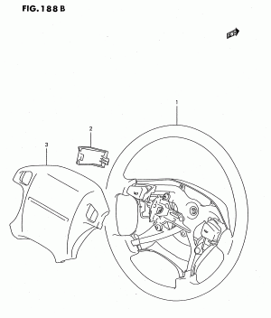 STEERING WHEEL (TYPE 2:GTI:W/AIR BAG)
